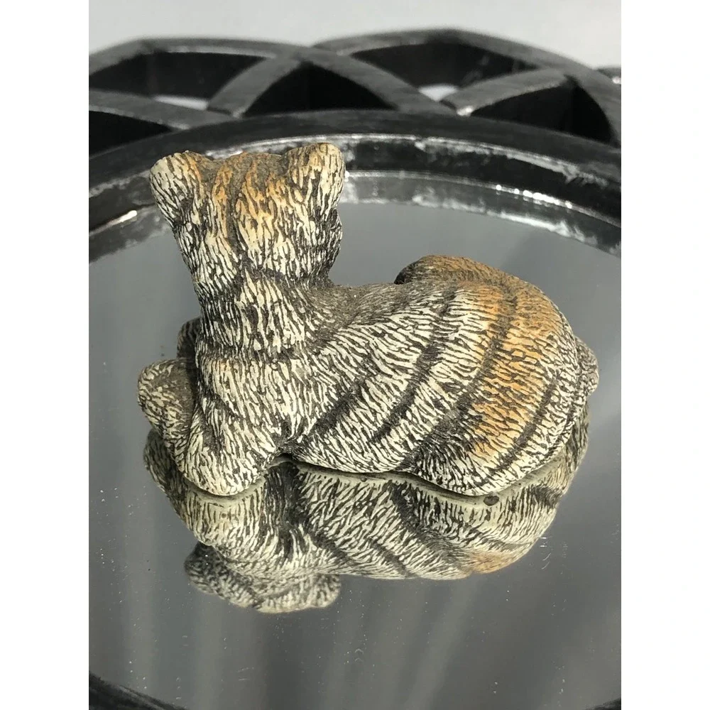 Adorable Small Cat Figurine Collectibles - Set Of 3 - Ceramic
